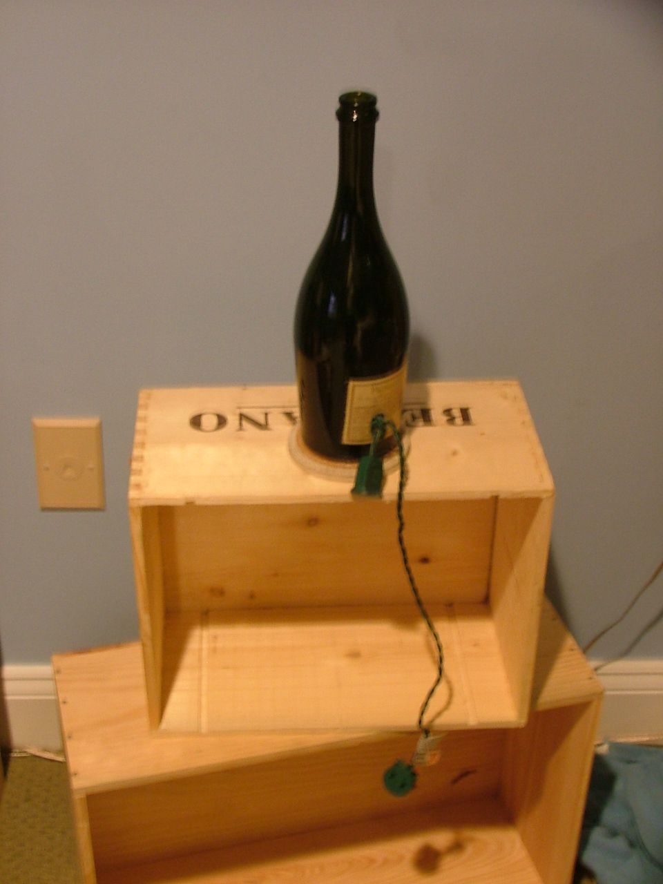 Wine Bottle Lamp