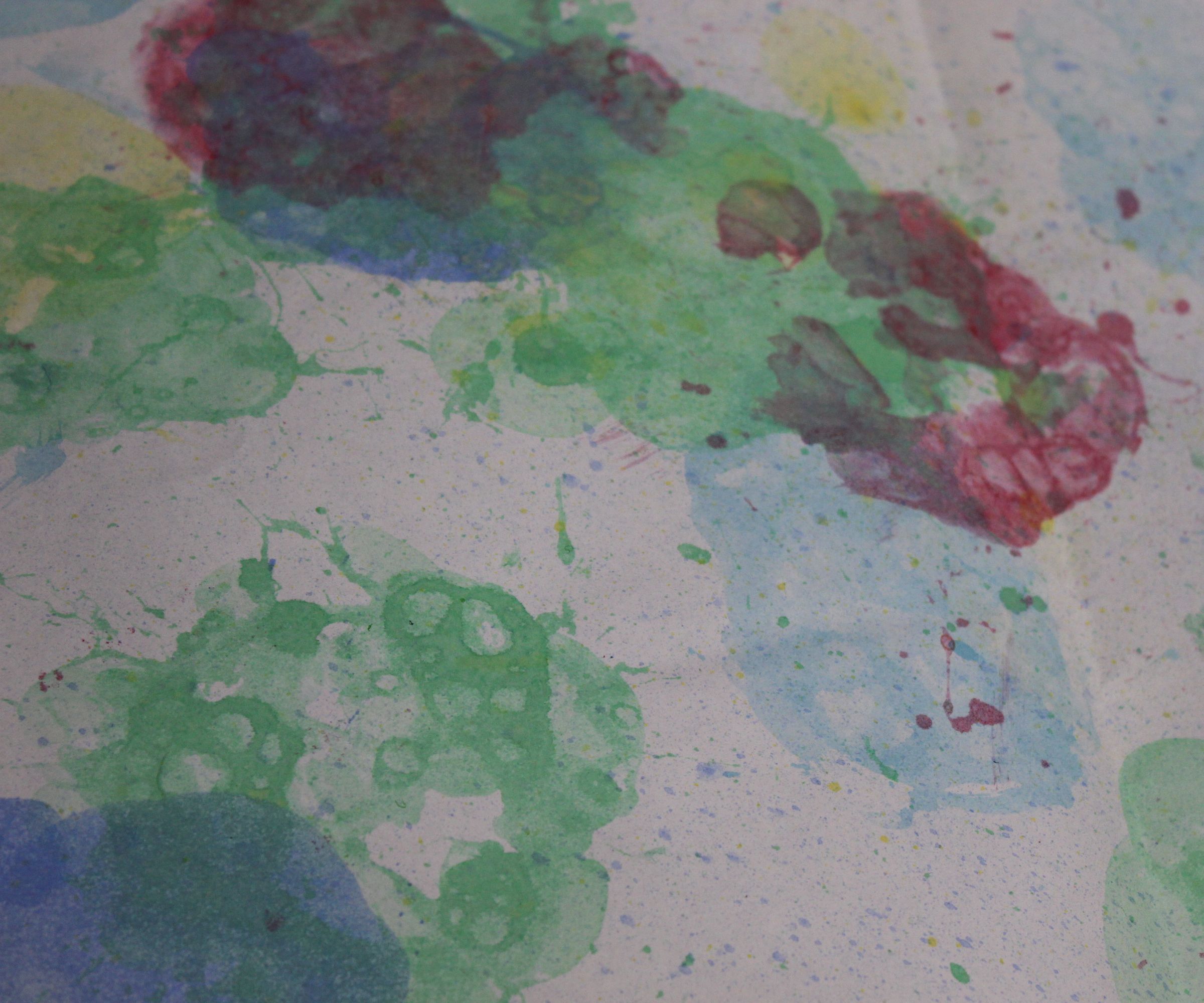 Using Bubbles to Print on Paper