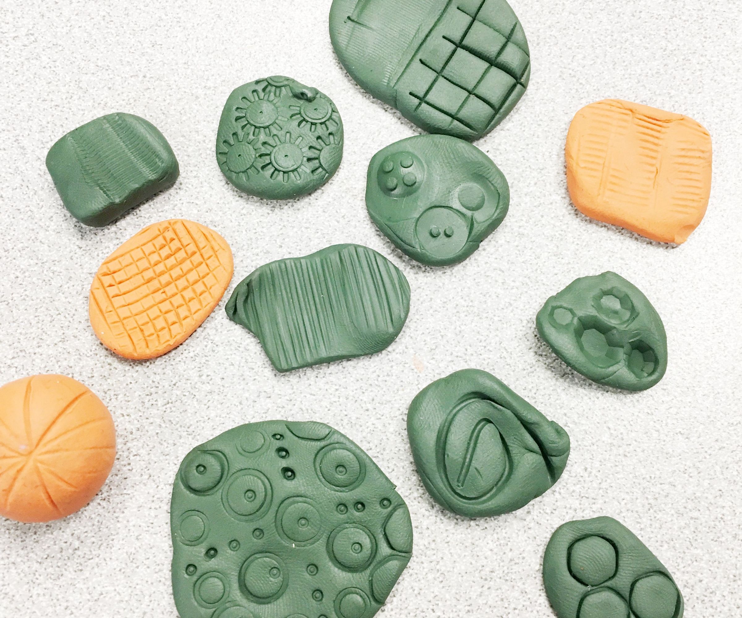 Texturing Clay