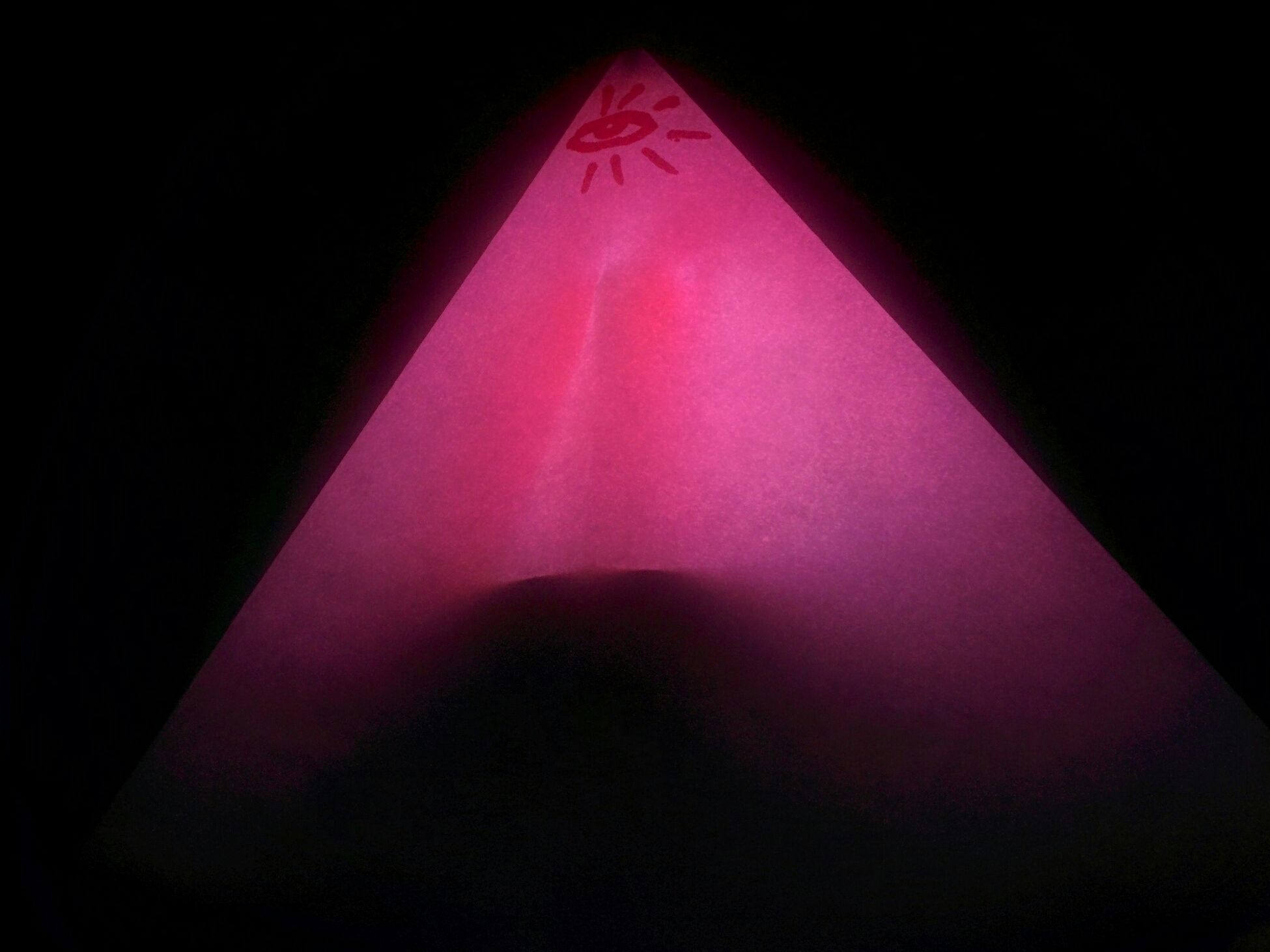 The "Iluminatee" Pyramid Lamp Shade Made of Paper