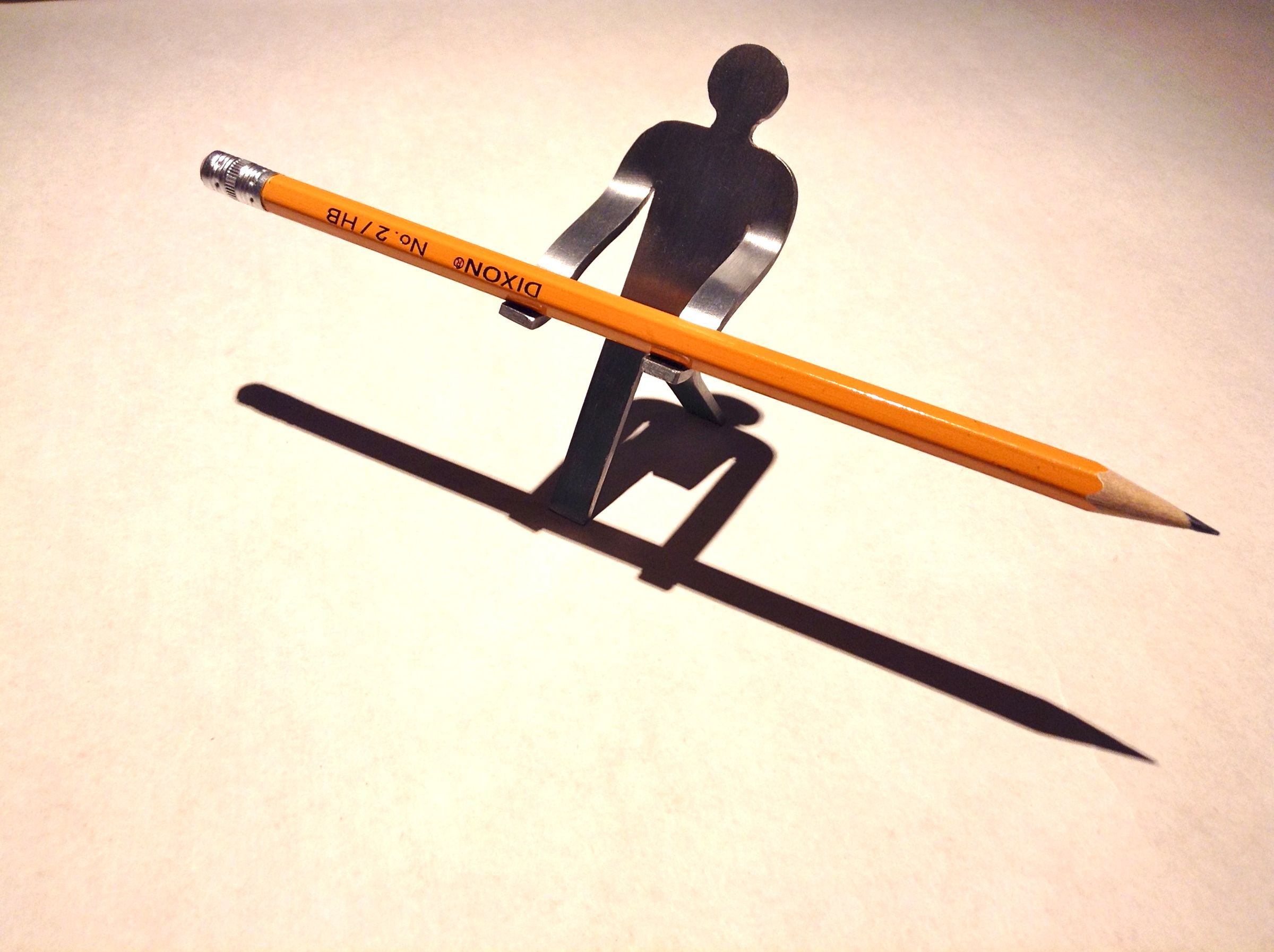 Metal Man Pencil Holder