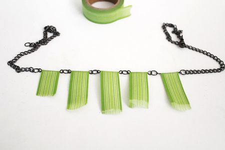 Finally, Fold the Prepared Tape Stripes Over Them.