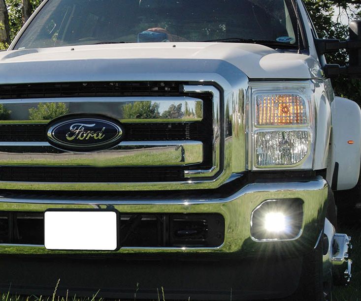 Install IJDMTOY Ford F250 F350 LED Fog Light