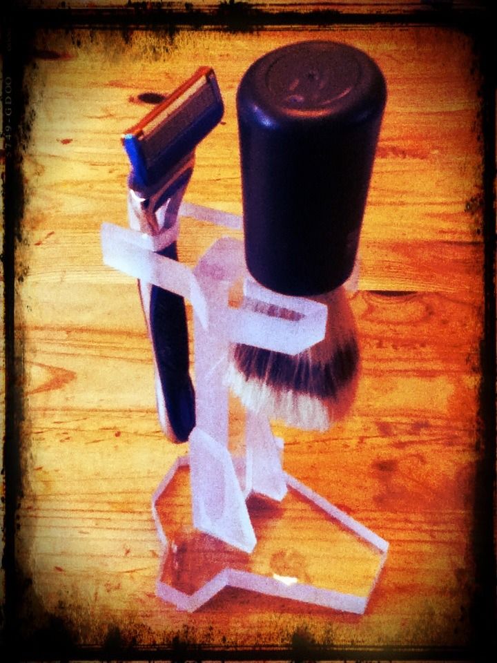 NO LASER SHAVING STAND