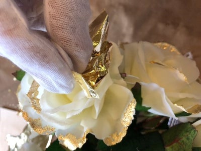 Gilding Over Water-Based Size