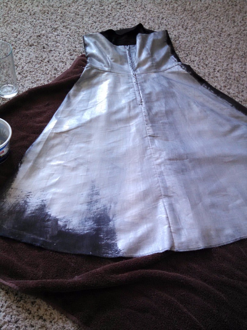 Prepping the Dress and Eggs 