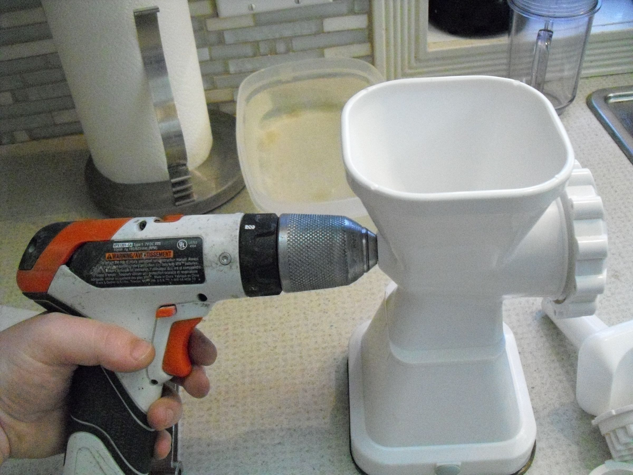 Drill Powered Meat Grinder 4 Steps (with Pictures) Instructables