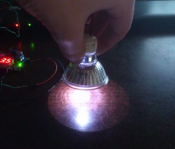 Reusing a GU10 Halogen Lamp Reflector