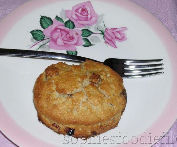 Vegan Maple Scones With Pecans & Cranberries Served With Maple Butter!