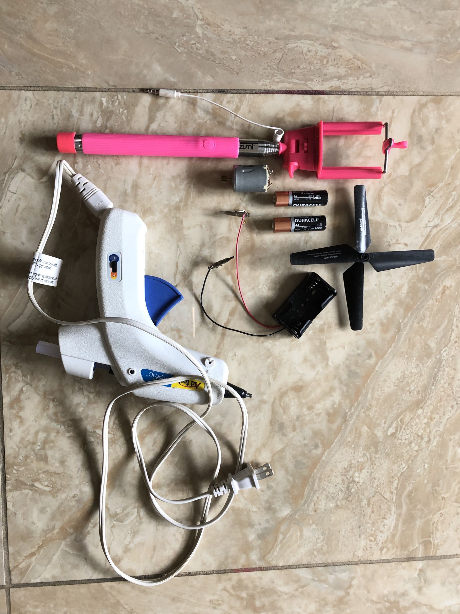 Easy Homemade Portable Fan 4 Steps Instructables