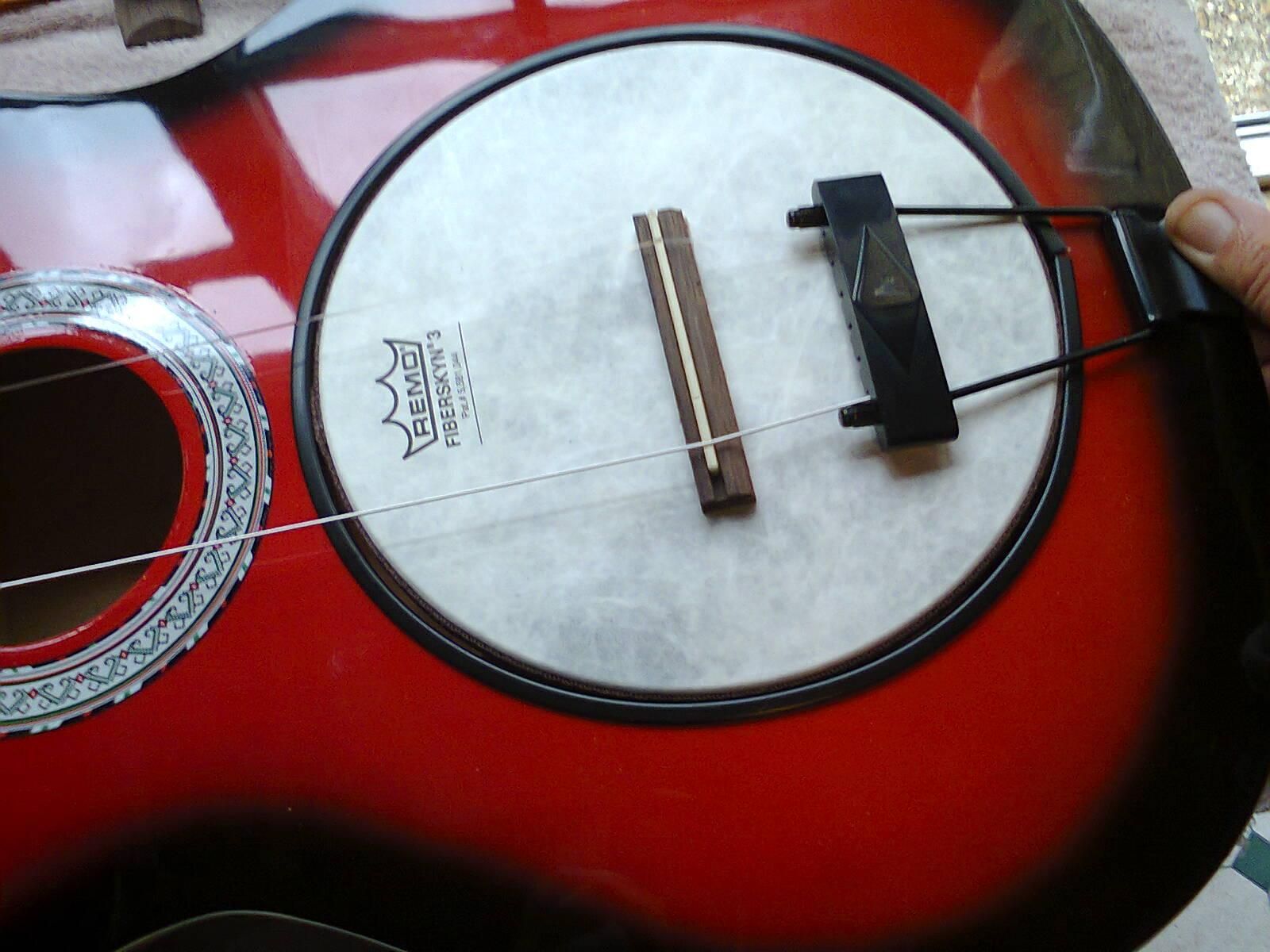 The Tarjo Cheap Guitar Turned Into GuitarBanjo. 6 Steps (with Pictures) Instructables