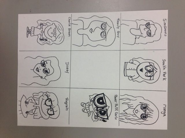 Self Portrait Tutorial Cartoon Cartoon Self Portraits : 12 Steps - Instructables