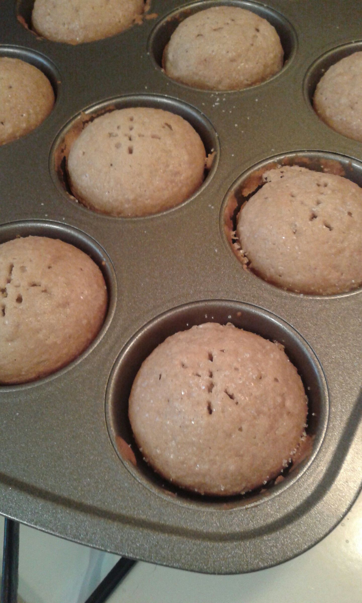 Cinnamon Applesauce Muffins