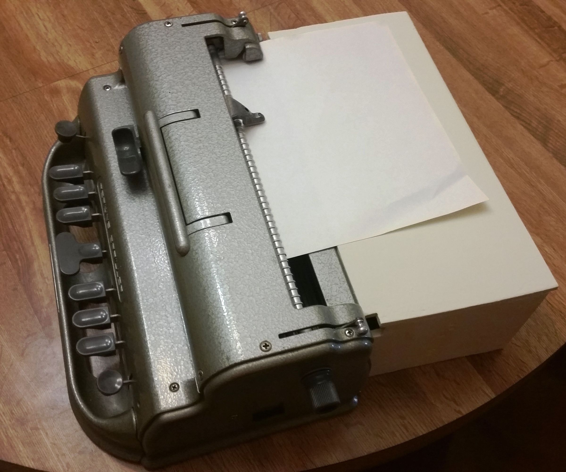 Support Table for Perkins Braille Writer