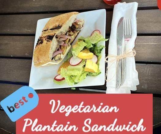 Vegetarian Plantain Sandwich