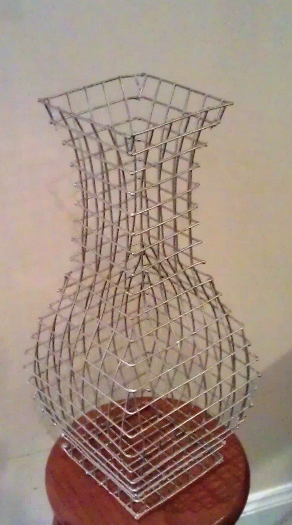 Wire Mesh Vase