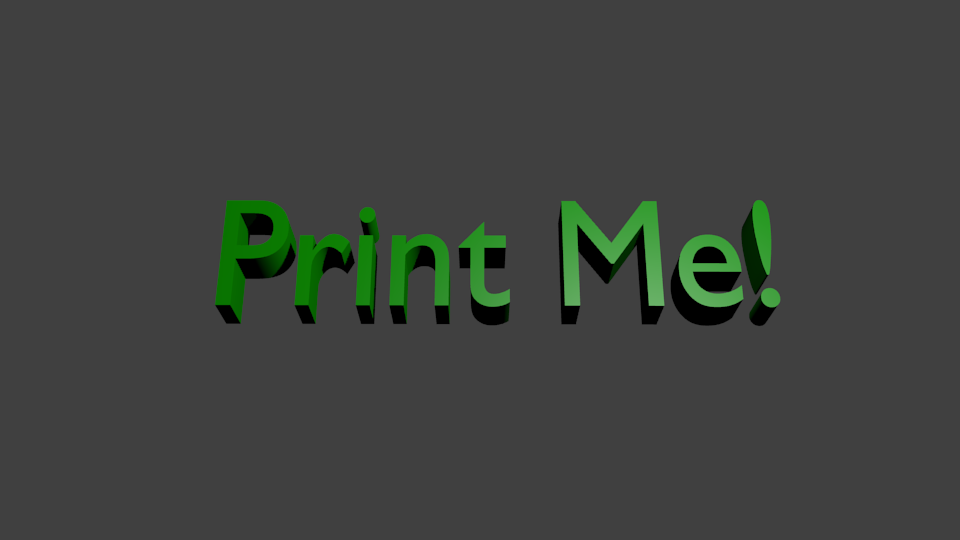 How To 3D Print Text