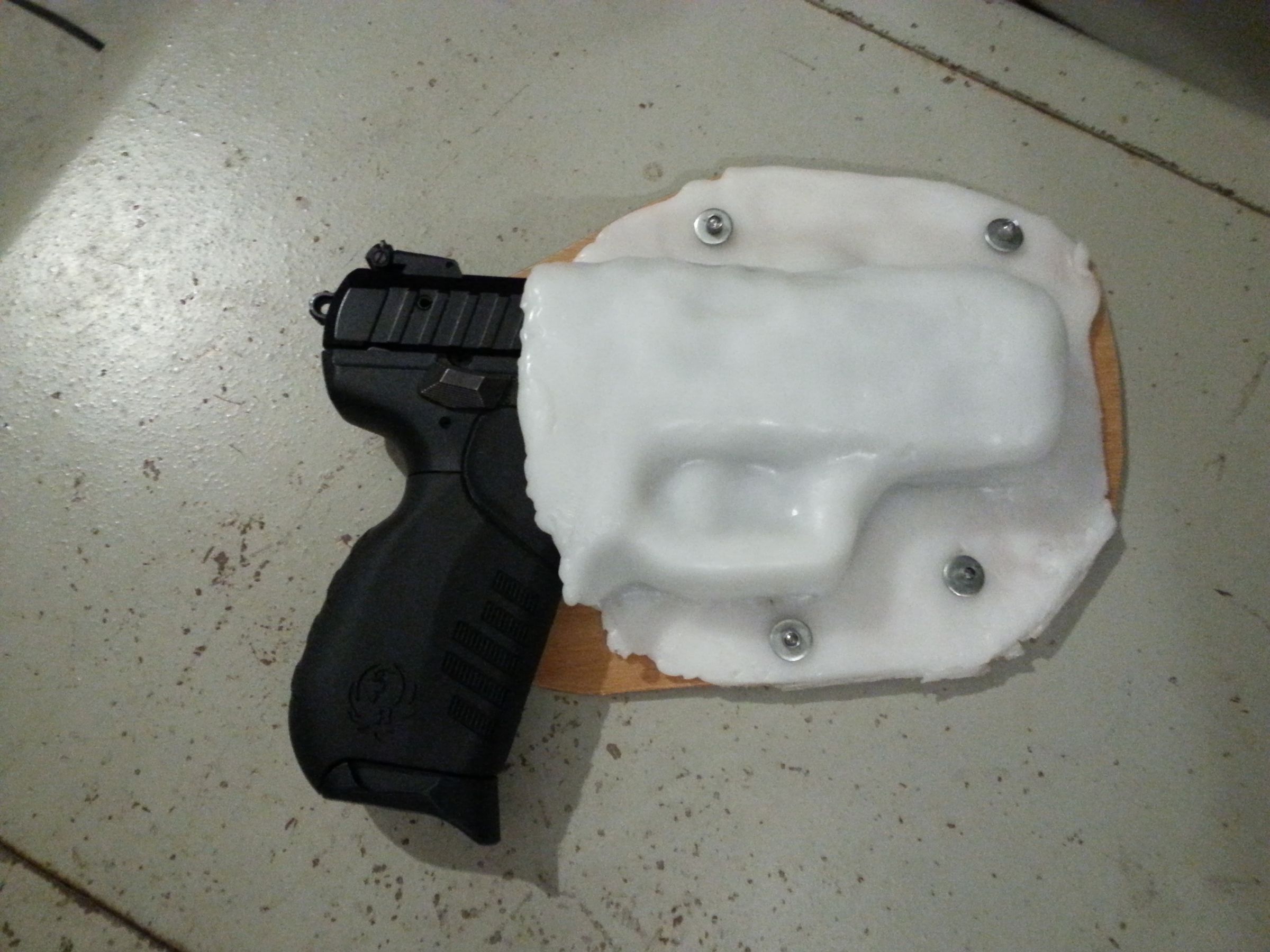 Instamorph pistol holster 