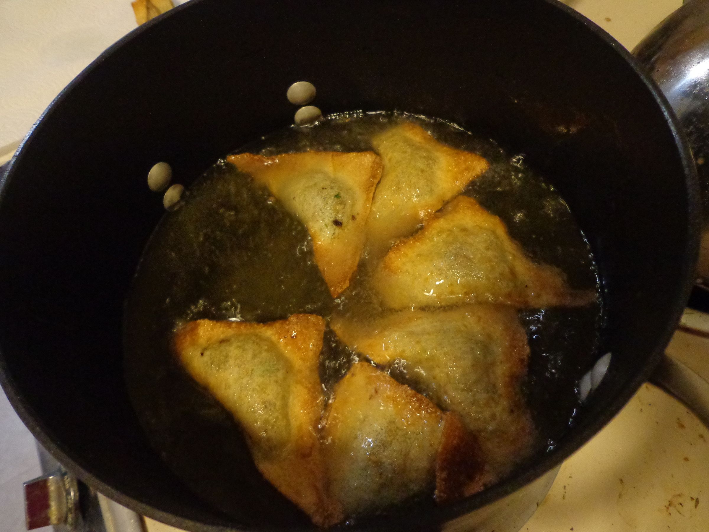 Bacon Won Tons