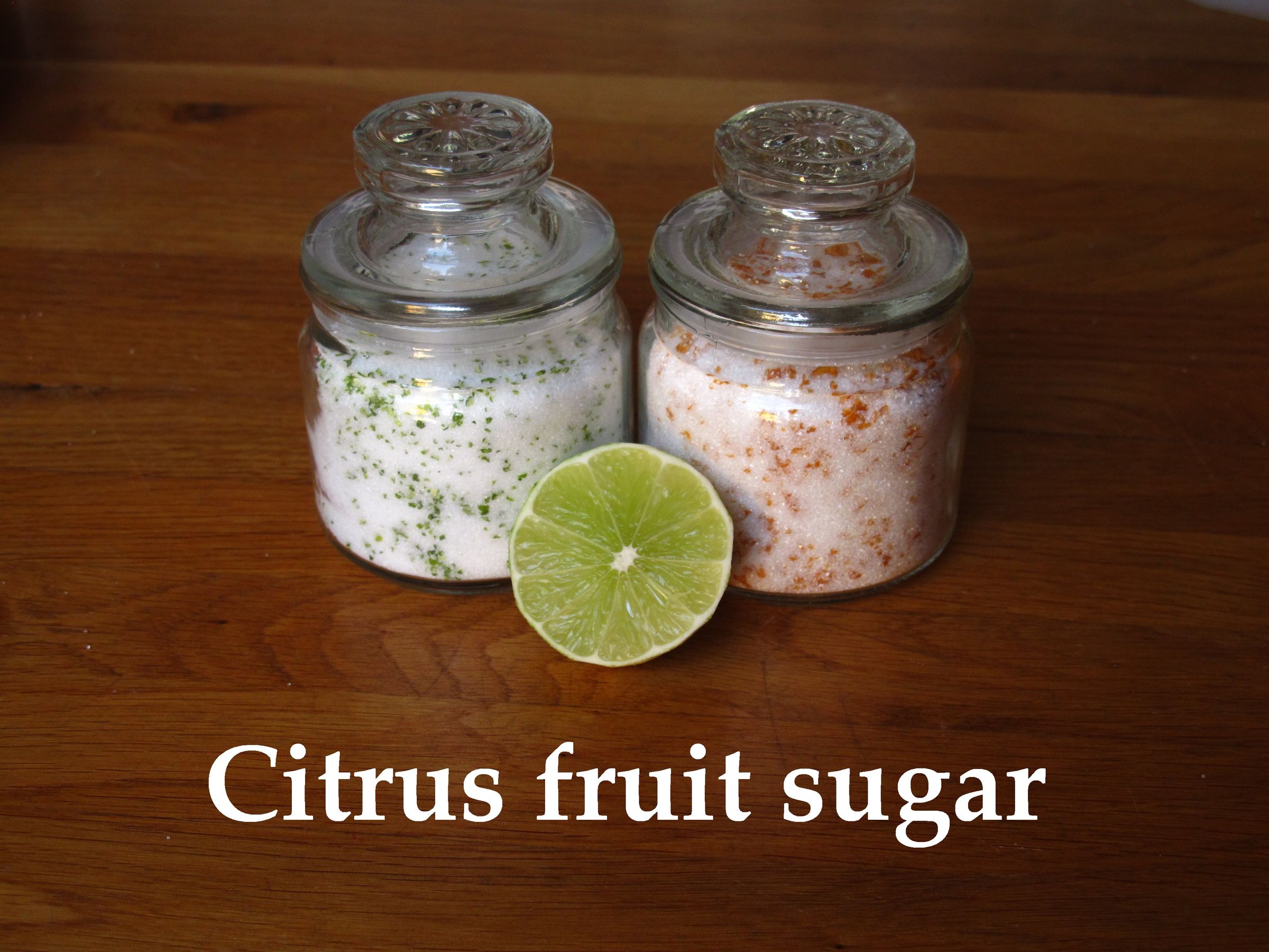 Easy Citrus Flavored Sugar