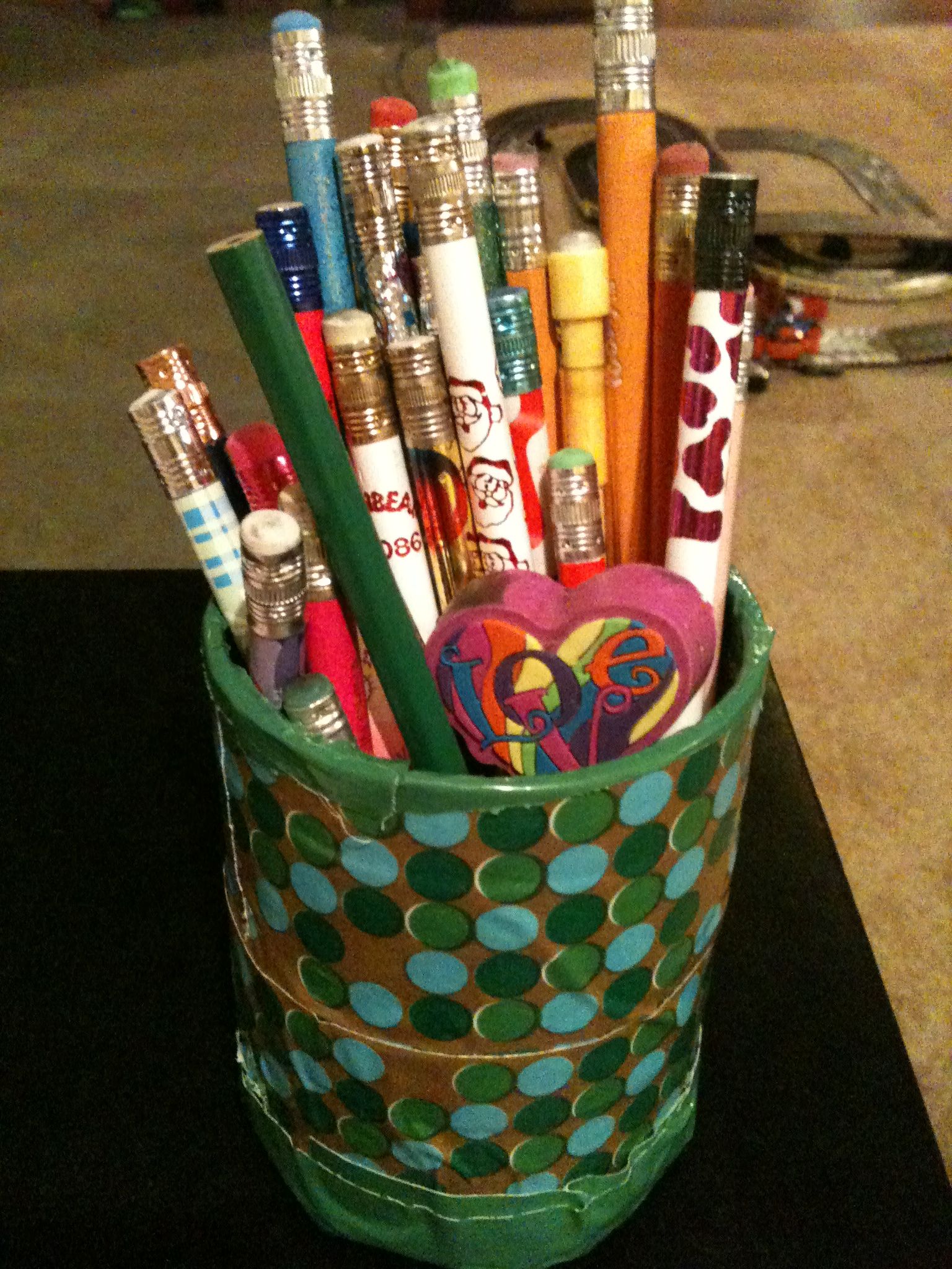 Pencil Holder Using Empty Duct Tape Rolls 5 Steps Instructables