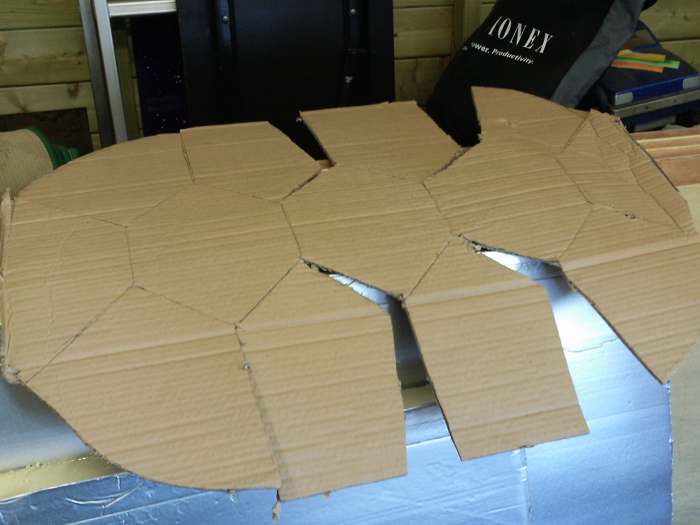 Cardboard Shell Tutorial How To Make A Turtle Shell Out Of Cardboard