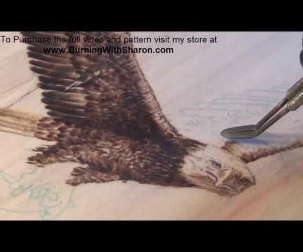 Pyrography: How to Burn a Flying Bald Eagle