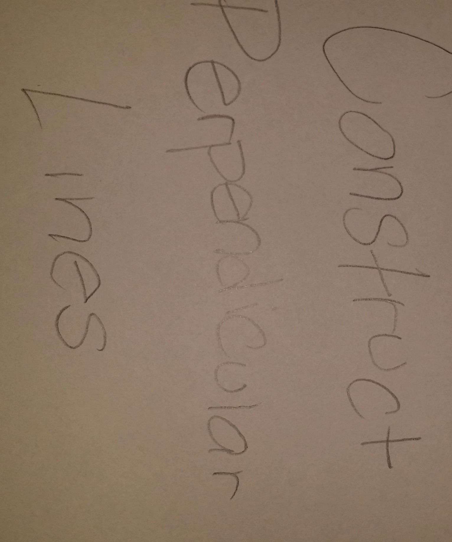 How to Construct Perpendicular Lines