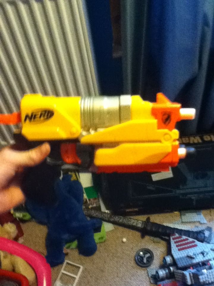 Air Soft Made From Nerf Gun