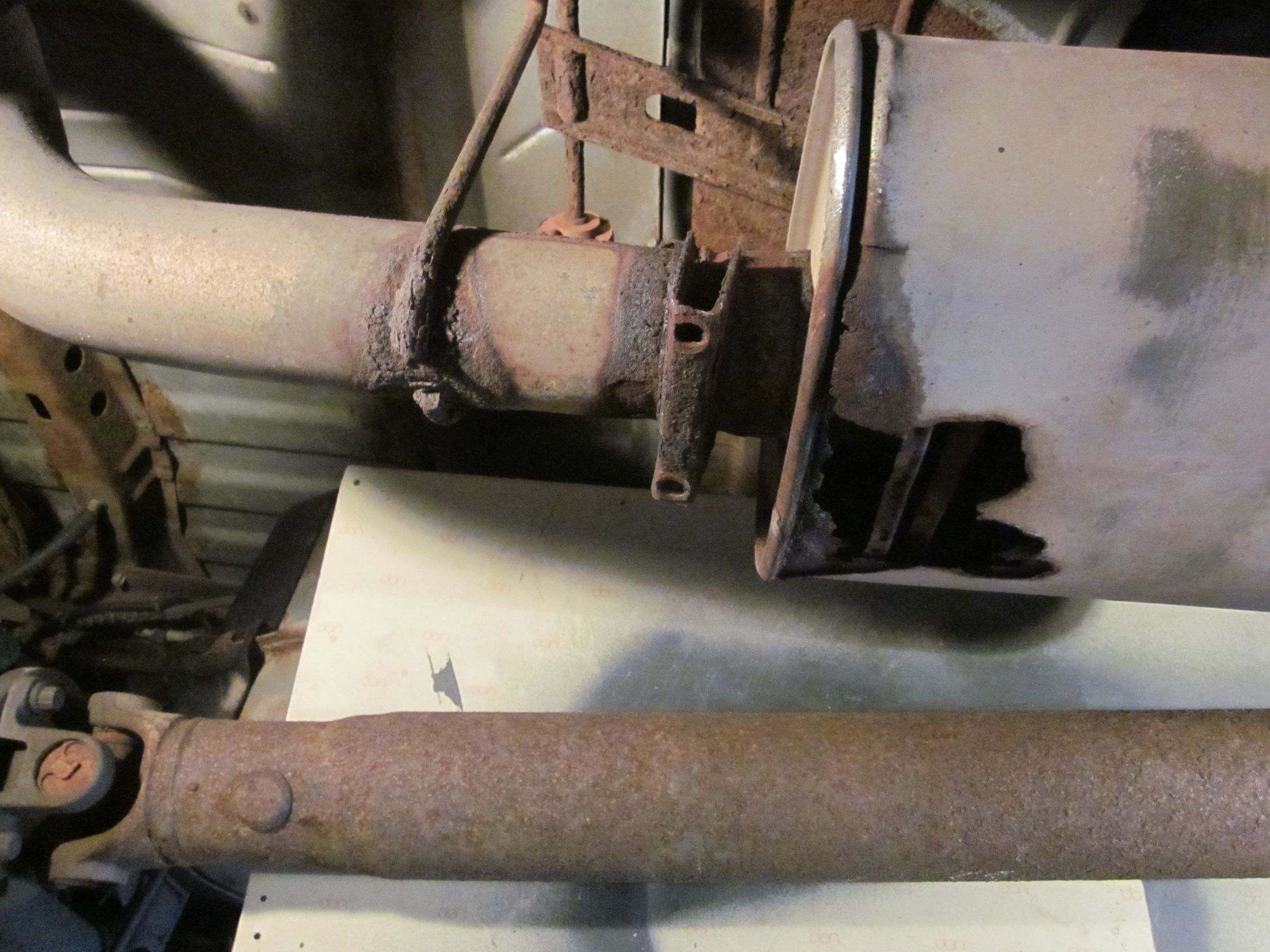 Ford F-150 New Muffler Installation