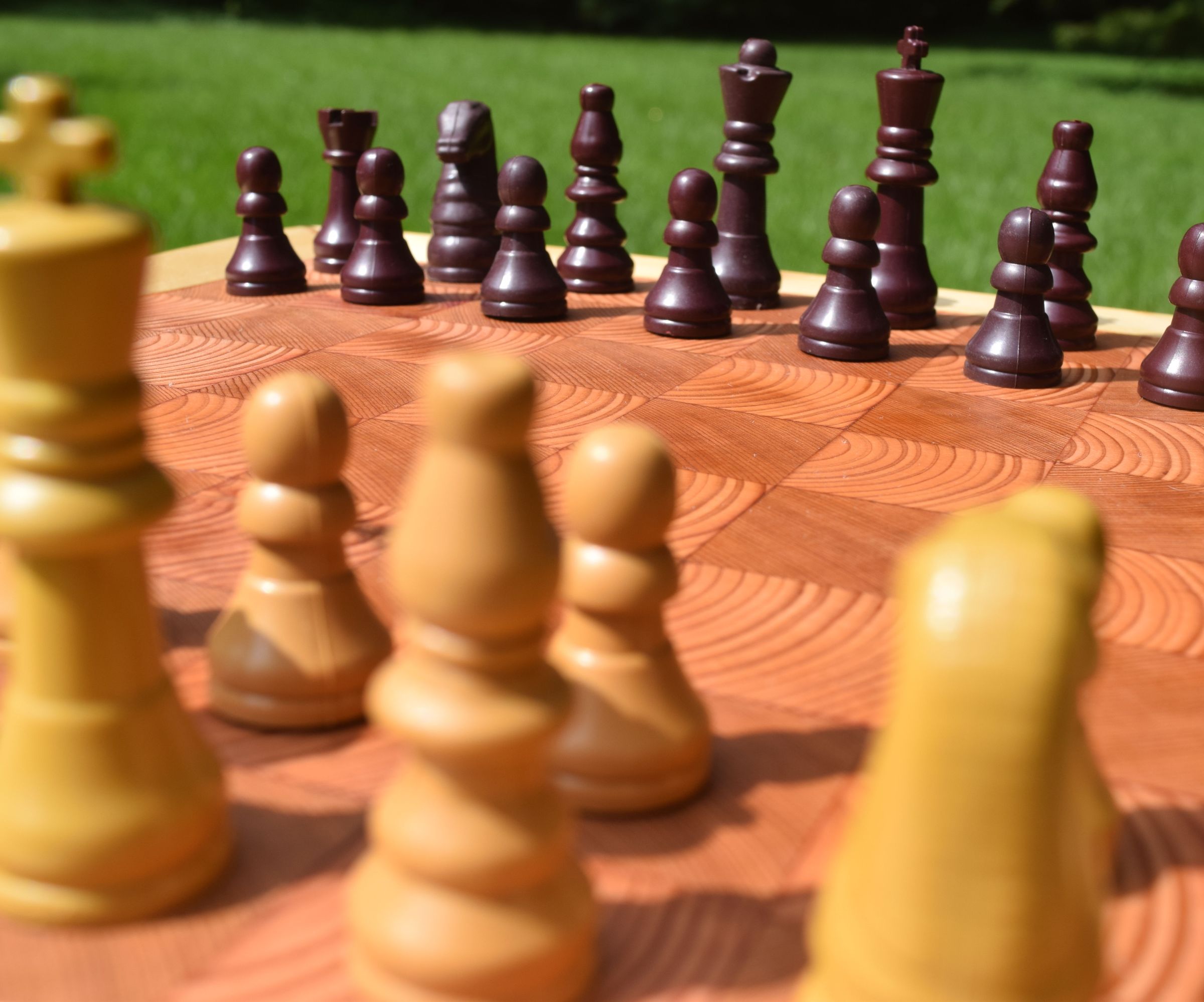 End Grain Chess Board