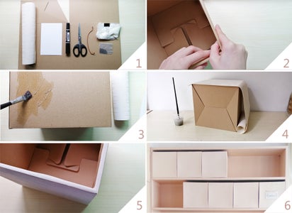 Making a Cardboard Storage Box