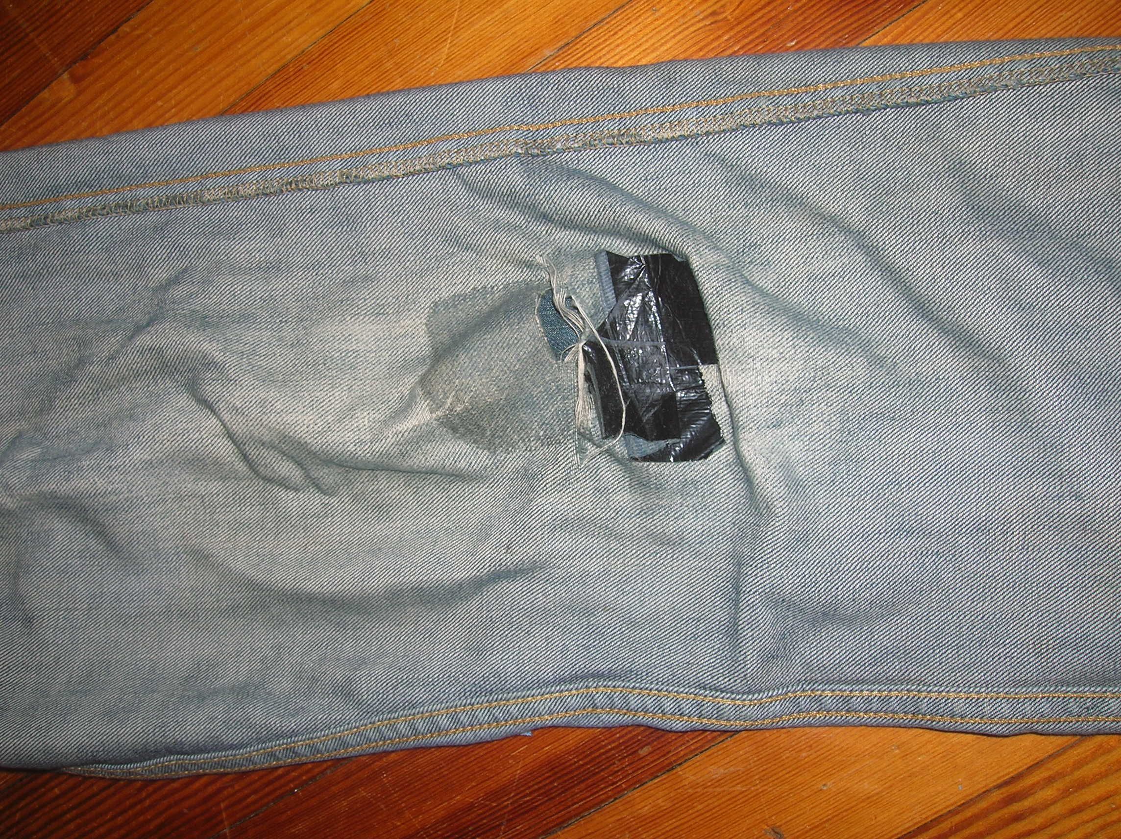 No Sew Jeans Patch 7 Steps Instructables