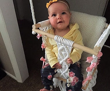 Macrame Baby Swing
