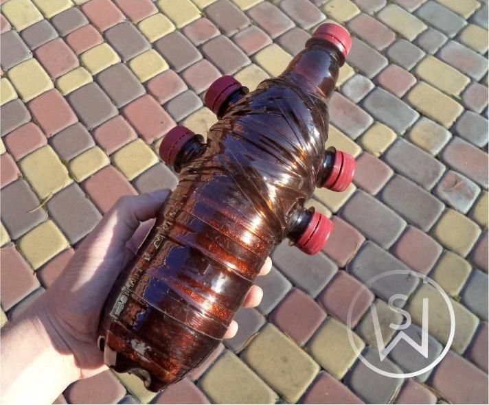 Sturdy Flask From Plastic Bottles