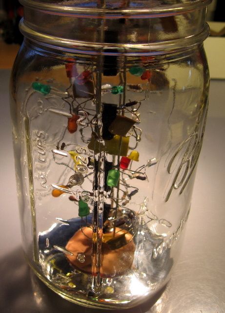 Jar of Flashing Lights