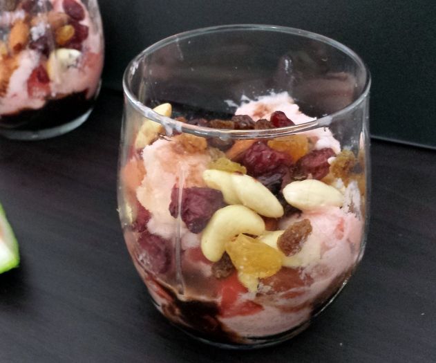 Watermelon Ice Cream Parfait