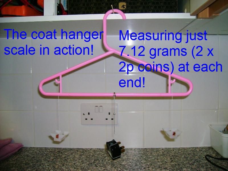 Super Simple Coat Hanger Scale (Sensitive, Too!)
