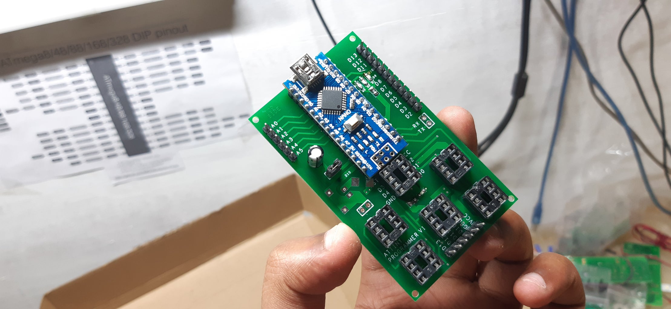Multiple ATtiny85/13A Programmer : 6 Steps - Instructables