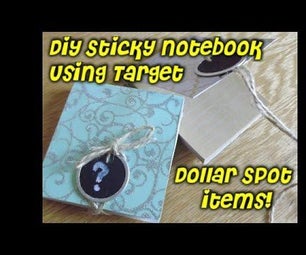 How to Make Stationary Using Target Dollar Spot Items!