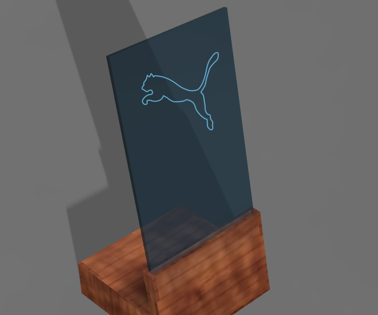 Letrero Luminoso De Escritorio 