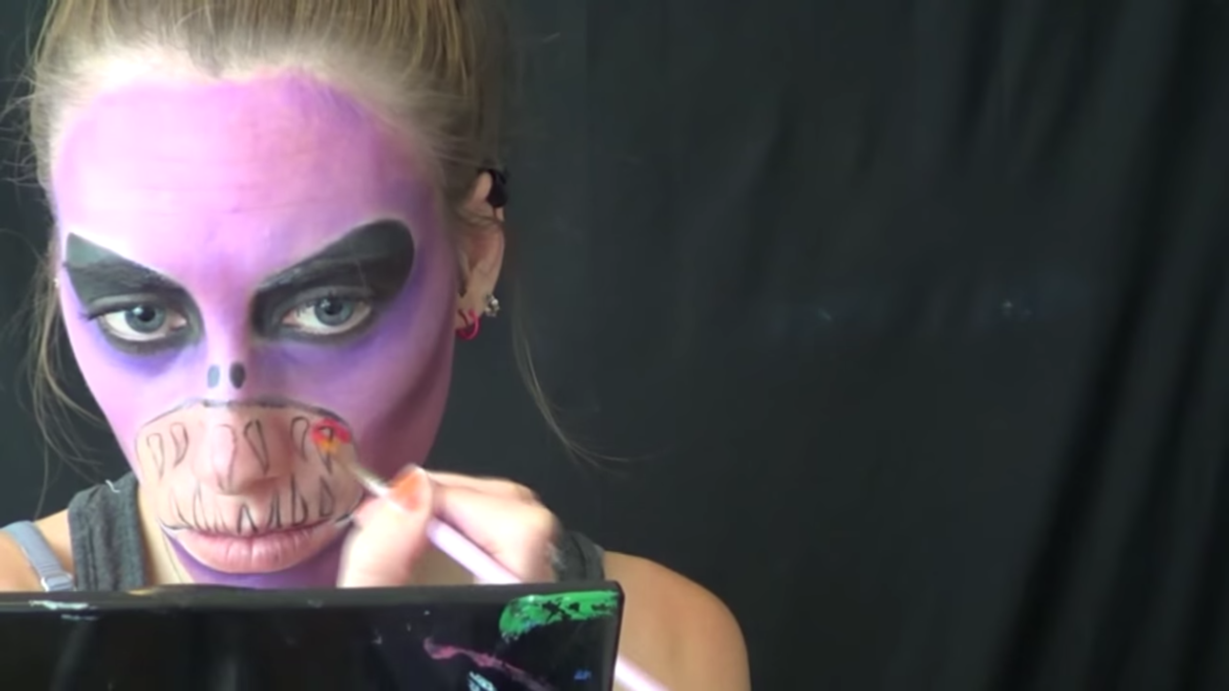 Cheap Target Halloween Makeup Alien Edition 9 Steps Instructables