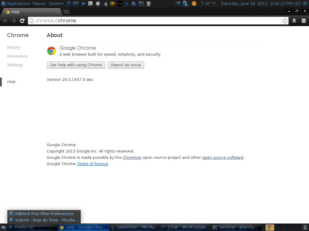 Install Google Chrome in Fedora