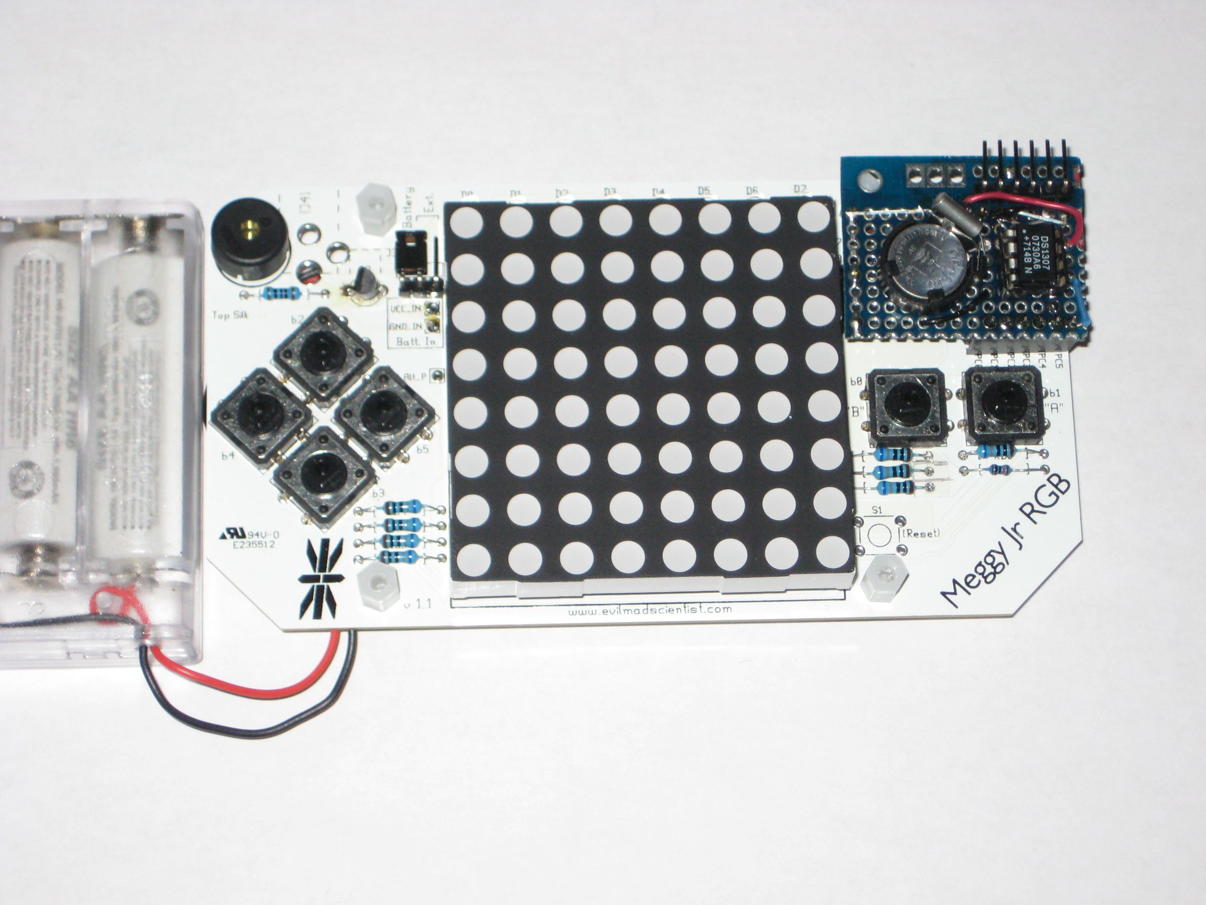 Clock with Meggy Jr RGB