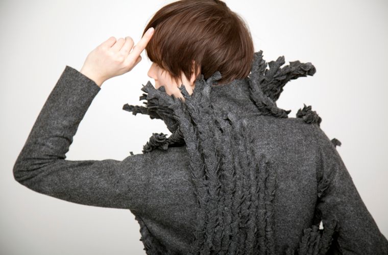 Micro Wool Coat