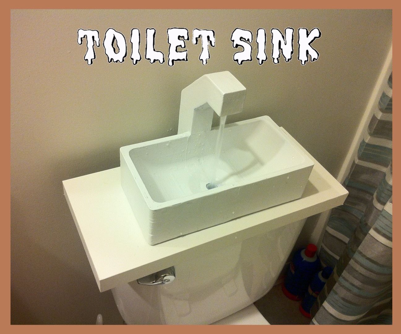 Save (a Little) Water With a 3D Printed Toilet Sink!