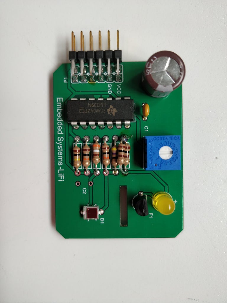 LiFi Communication : 6 Steps Circuit Diagram