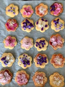 Flower Shortbread Cookies