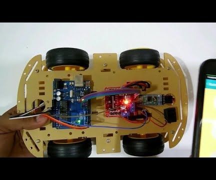 Bluetooth Controlled Robot Car