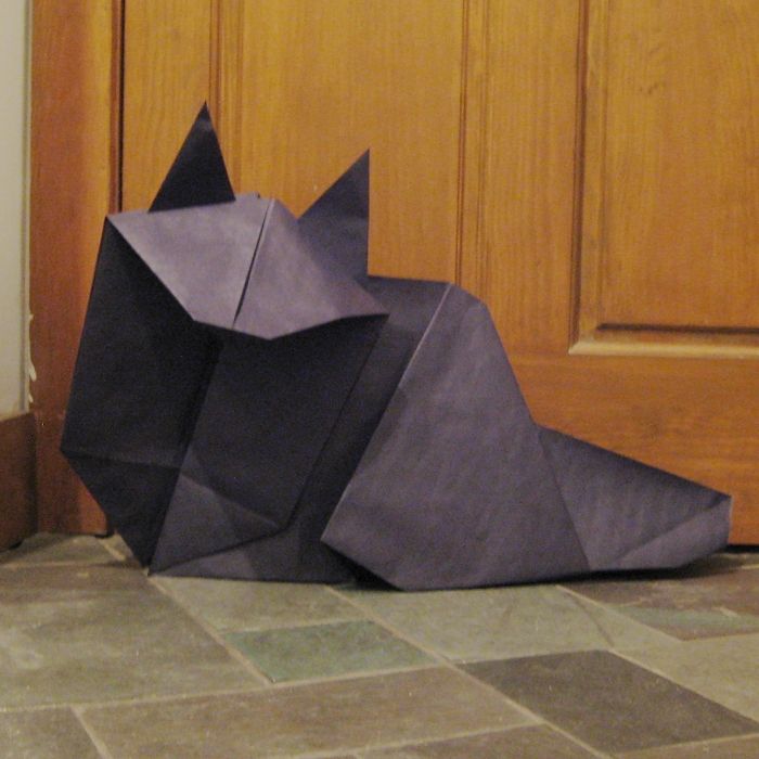 Oversized Origami - Larger Than Life House Cat